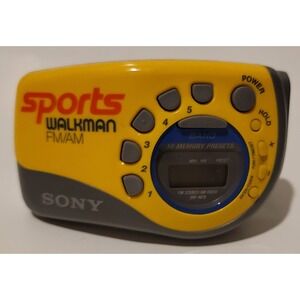 Sony Sports Walkman Radio SRF-M78 FM/AM 10 Memory Band Arm Ban FULLY TESTED